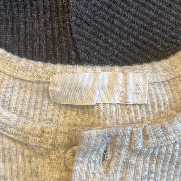 Jamie Kay grey and oatmeal ribbed onesies - Picture 2 of 3